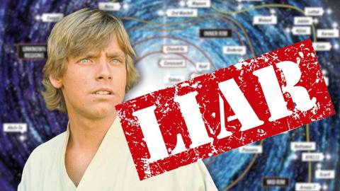 Star Wars' New Galaxy Map Officially Turns Luke Skywalker Into A Liar