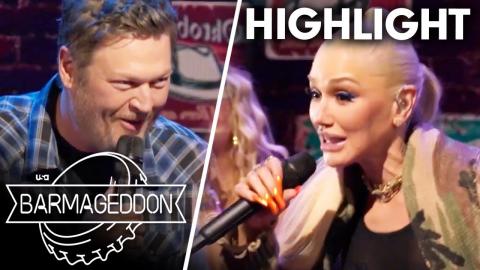 Shelton & Stefani Face-Off in a Karaoke Showdown! | Barmageddon (S2 E2) | USA