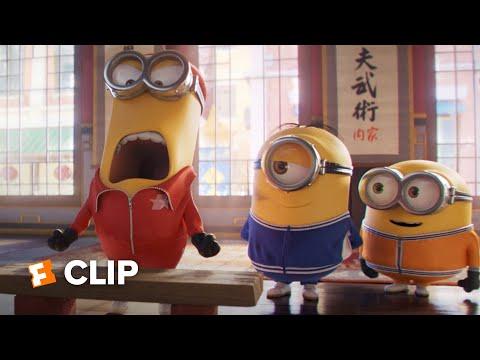 Minions: The Rise of Gru Exclusive Movie Clip - Minions Try to Break a Board with their Heads (2022)