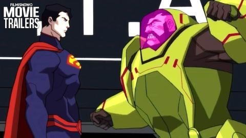 THE DEATH OF SUPERMAN Clip "Superman vs. Mannheim" NEW (2018) - DC Animation
