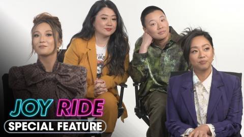 Joy Ride (2023) 'Two Truths and a Lie'  - Ashley Park, Sherry Cola, Stephanie Hsu, Sabrina Wu
