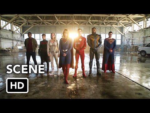 DCTV Crisis on Infinite Earths Crossover "Justice League" Scene (HD) Hall of Justice