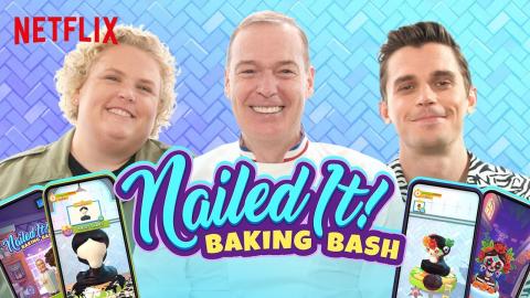 Antoni, Jacques & Fortune play Nailed It! Baking Bash mobile game | Netflix