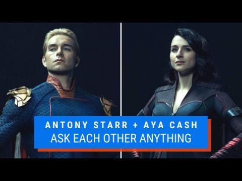 "The Boys" Stars Aya Cash and Antony Starr Ask Each Other Anything