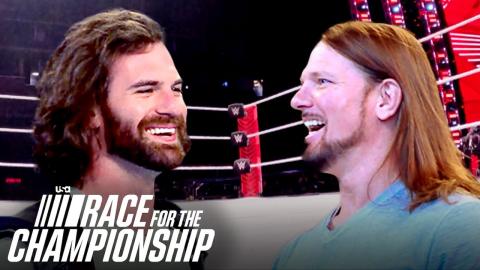 NASCAR's Corey LaJoie Hits the Ring With WWE's AJ Styles | Race For The Championship | USA Network
