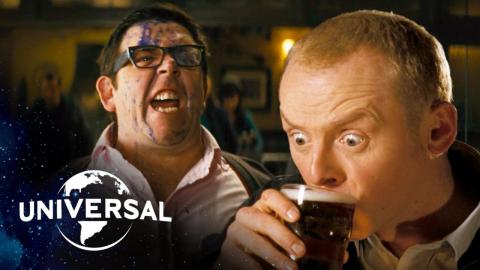 Simon Pegg & Nick Frost's Rowdiest Pub Brawls | Shaun of the Dead, Hot Fuzz, & The World's End