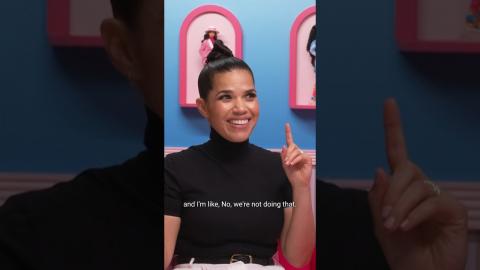 “There was no going back…” #AmericaFerrera on her show stopping monologue in #BarbieMovie #Shorts