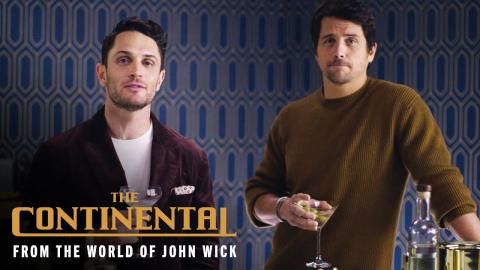 The Continental (2023) 'Martini Tutorial' With Colin Woodell & Ben Robson