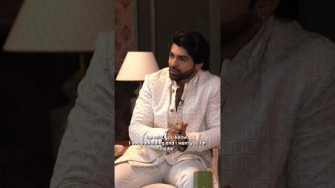 Taha Shah Badussha on how he got the role of Tajdar in #Heeramandi  #imdb #shorts