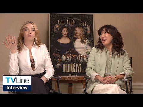 Killing Eve 4x01 | Sandra Oh and Jodie Comer on Eve and Villanelle Reunion