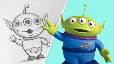 How to Draw the Aliens from Toy Story | Draw With Pixar