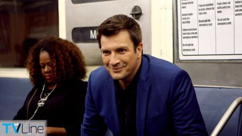 Nathan Fillion Talks 'The Rookie,' 'Castle' on Train | TVLine's Tube Talk