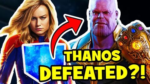 How Captain Marvel DEFEATS THANOS In Avengers ENDGAME