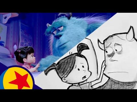 Sulley and Boo’s Goodbye From Monsters, Inc. | Pixar Side-by-Side