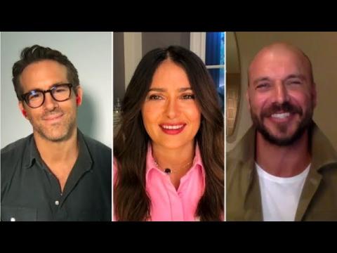 Ryan Reynolds & Salma Hayek Discuss On-Screen Slaps & Spray Tans for ‘The Hitman’s Wife’s Bodyguard’