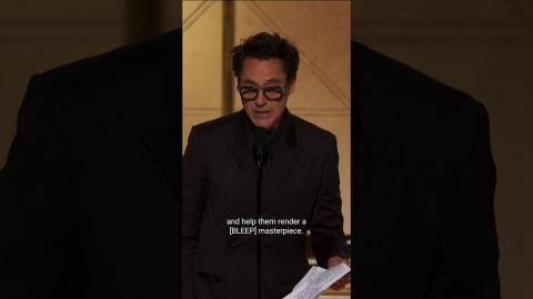 What he said!! #RobertDowneyJr #Shorts #GoldenGlobes