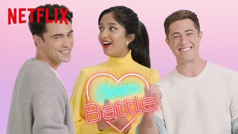 Never Have I Ever Cast Try Pick Up Lines on Each Other | Charm Battle | Netflix