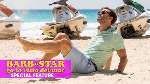 Barb & Star Go To Vista Del Mar (2021 Movie) Special Features “Emotional Dancing with Jamie Dornan”