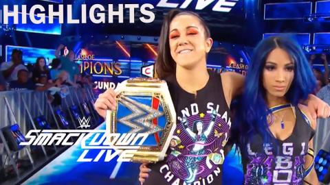 WWE SmackDown 9/3/2019 Highlight | Bayley And Sasha Banks Attack Charlotte Flair | on USA Network
