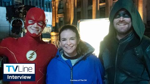 The Flash 9x09 | Grant Gustin, Stephen Amell, Danielle Panabaker Preview Reunion Episode
