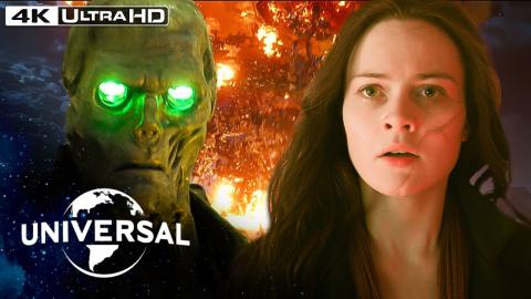 Mortal Engines 4K HDR | Shrike Brings Down Airhaven in His Pursuit of Hester