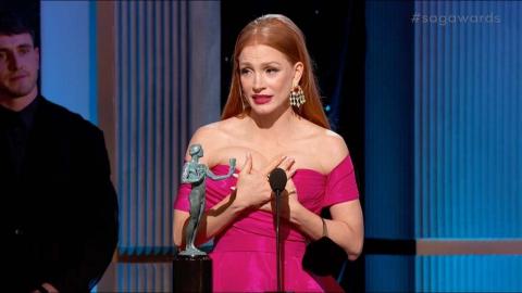 Jessica Chastain: Award Acceptance Speech | 29th Annual SAG Awards