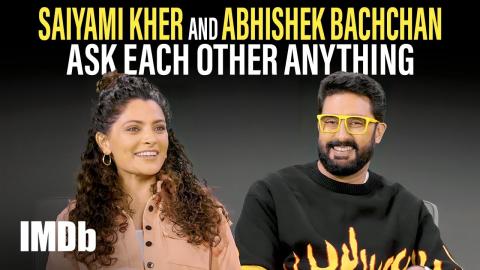 Abhishek Bachchan and Saiyami Kher Ask Each Other Anything! | IMDb