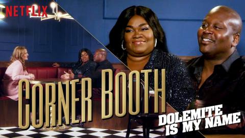 Tituss Burgess and Da’Vine Joy Randolph of Dolemite in the Corner Booth | Netflix