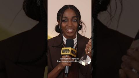 #AyoEdebiri be online! Ayo Edebiri receives IMDb's "Breakout Star" STARmeter award. ???? #shorts #im