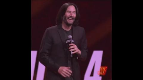 John Wick: Chapter 4 at CCXP 2022 – Keanu Reeves #JohnWick4 #Shorts