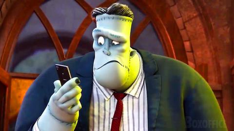 HOTEL TRANSYLVANIA 4 "Drac Texts Frankenstein" Clip (2022)