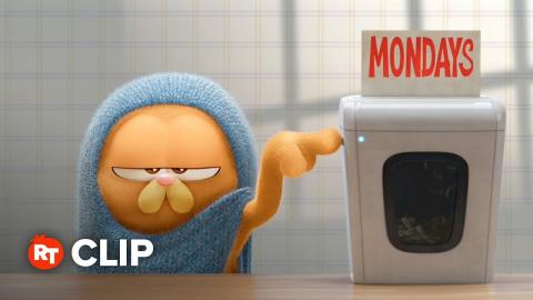 The Garfield Movie Clip - Garfield Hates Mondays (2024)