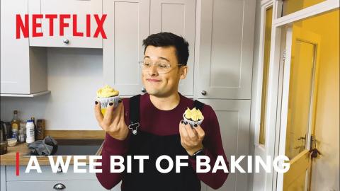 The Great British Bake Off's Michael Chakraverty Bakes 'To All The Boys' Vegan Cupcakes I Netflix