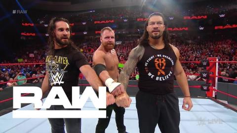 WWE Raw 3/4/2019 Highlight | Reigns, Rollins And Ambrose Resurrect The Shield | on USA Network
