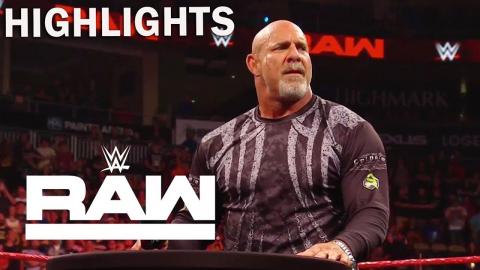 WWE Raw 8/5/2019 Highlight | Goldberg Announces His Return Against Dolph Ziggler | on USA Network