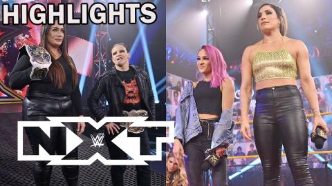 Raquel Gonzalez Wants To Shove Nia Jax's Title In A Hole | WWE NXT 2/17/21 Highlights | USA Network