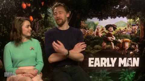 Tom Hiddleston Beatboxes For Maisie Williams During 'Early Man' Interview | IMDb EXCLUSIVE