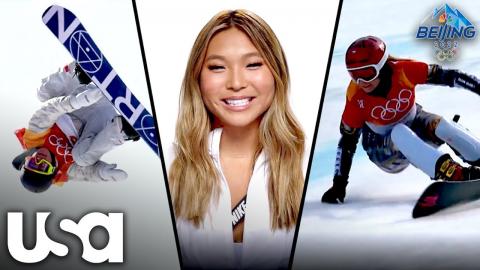 Get HYPED for the Winter Olympics on USA Network with Chloe Kim! | USA Network #shorts
