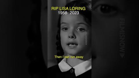 RIP LISA LORING - Wednesday Addams Best Moments #shorts