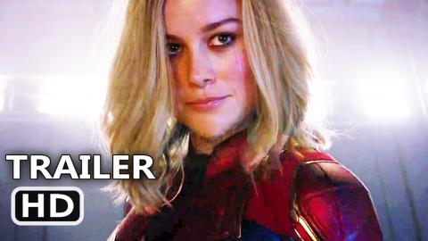 CAPTAIN MARVEL Super Bowl Trailer (NEW 2019) Marvel Movie HD