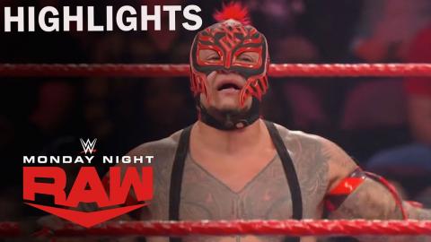 WWE Raw 12/9/2019 Highlight | United States Champion Rey Mysterio Def. AJ Styles | on USA Network