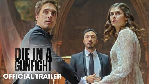 Die In A Gunfight (2021 Movie) Official Trailer - Diego Boneta, Alexandra Daddario