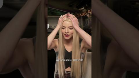 Anya Taylor-Joy finds out her IMDb STARmeter ranking with Nicholas Hoult. #shorts #themenu