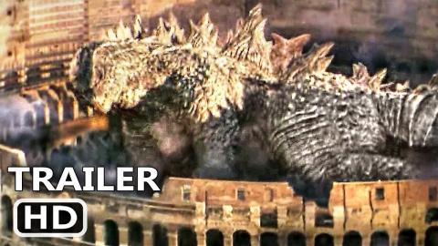 GODZILLA X KONG "Godzilla takes a nap in the Colosseum" Trailer (2024)