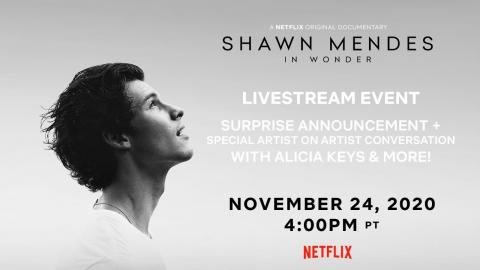 Shawn Mendes: In Wonder LIVE! Surprise Announcement, Conversation with Alicia Keys & More | Netflix