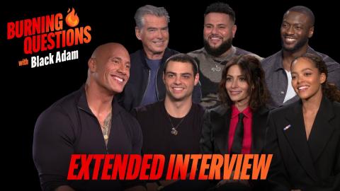Burning Questions With 'Black Adam' | Extended Interview