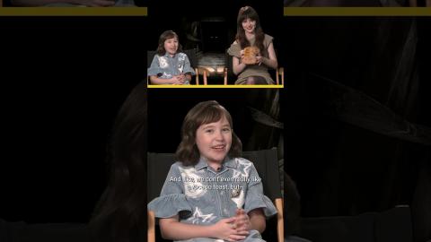 Vivien Lyra Blair & Sophie Thatcher sharing a sisterly bond | #shorts #imdb