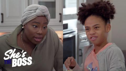Nicole Teaches Her Daughter Everything About French Kissing | She's The Boss | USA Network