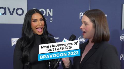 Real Housewives of Salt Lake City | Monica Garcia on Beef with Lisa Barlow | BravoCon 2023