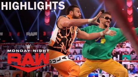 Bad Bunny Defends Title And Lashley Destroys The Miz | Real Fast Recap | WWE Raw 2/22/21 Highlights